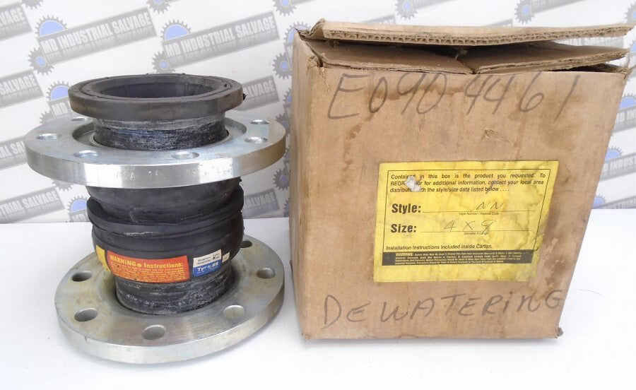 NEW TYPE: NN EXPANSION JOINT - 4" x 9" 100mm - ASA 150 LBS (New In Box)