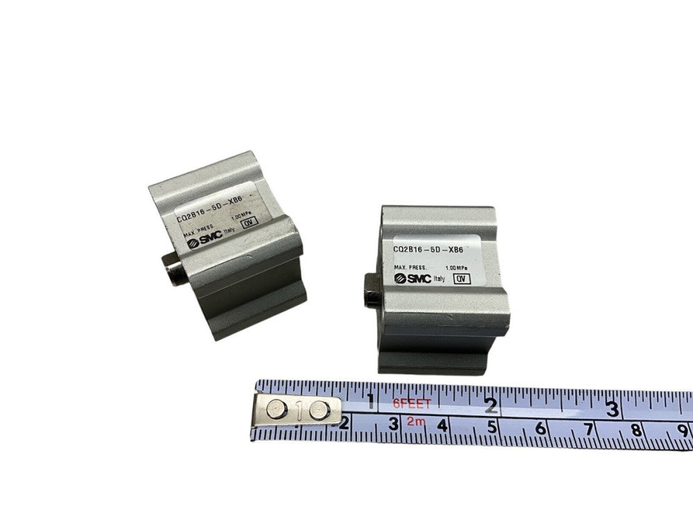 LOT 2 SMC CQ2B16-5D-XB6 cyl, compact, high temp, CQ2 COMPACT CYLINDER