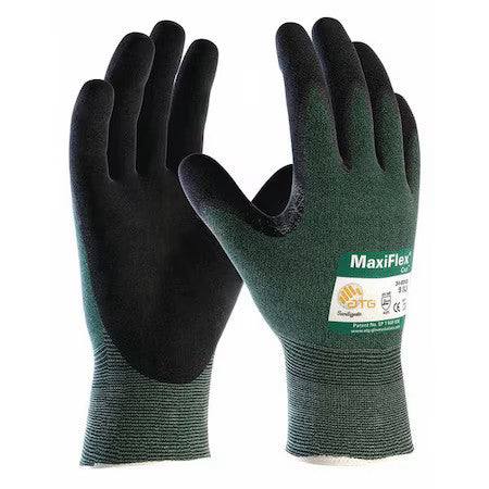 Pip 34-8743 Maxiflex Cut Resistant Gloves, A2 Cut Level, Palm Dipped, Nitrile,