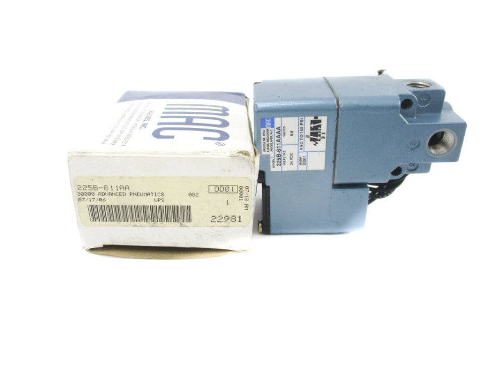 MAC 225B-611AAAA 24VDC 150PSI NSMP