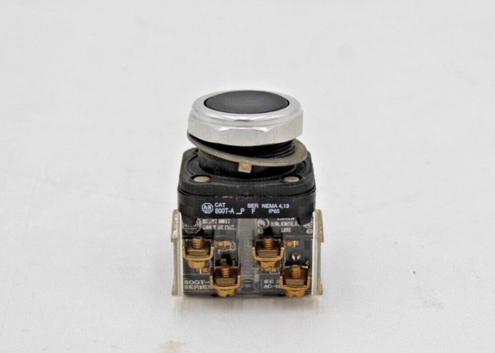 ALLEN BRADLEY 800T-A_P SER. F BLACK PUSH BUTTON