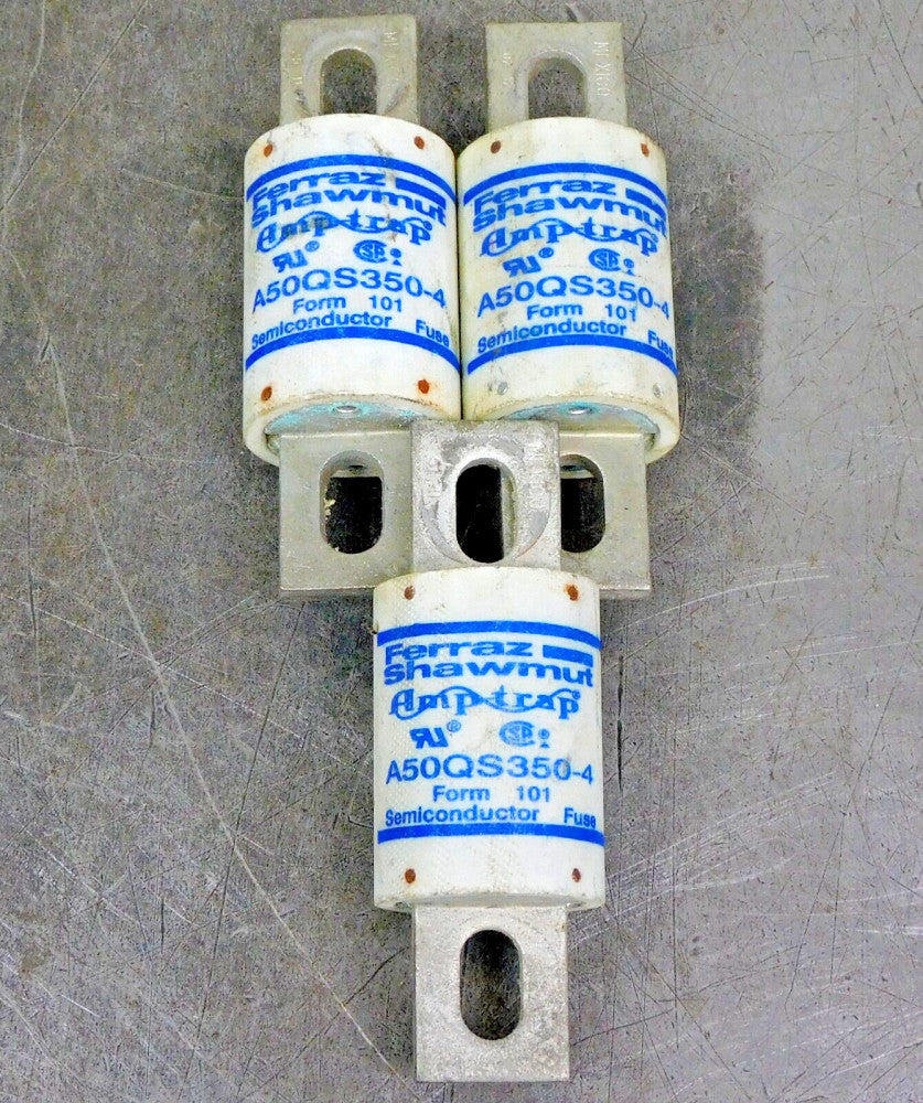 Ferraz Shawmut A50QS350-4 Semiconductor Fuse 500V AC/DC 350 A 150° Lot of 3
