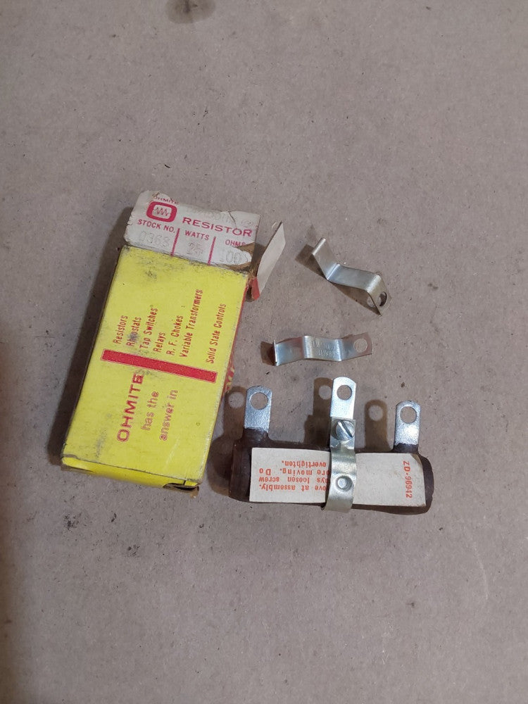 Ohmite 210-25K-40 Dividohm Vitreous Enamel Resistor 100 Ohms