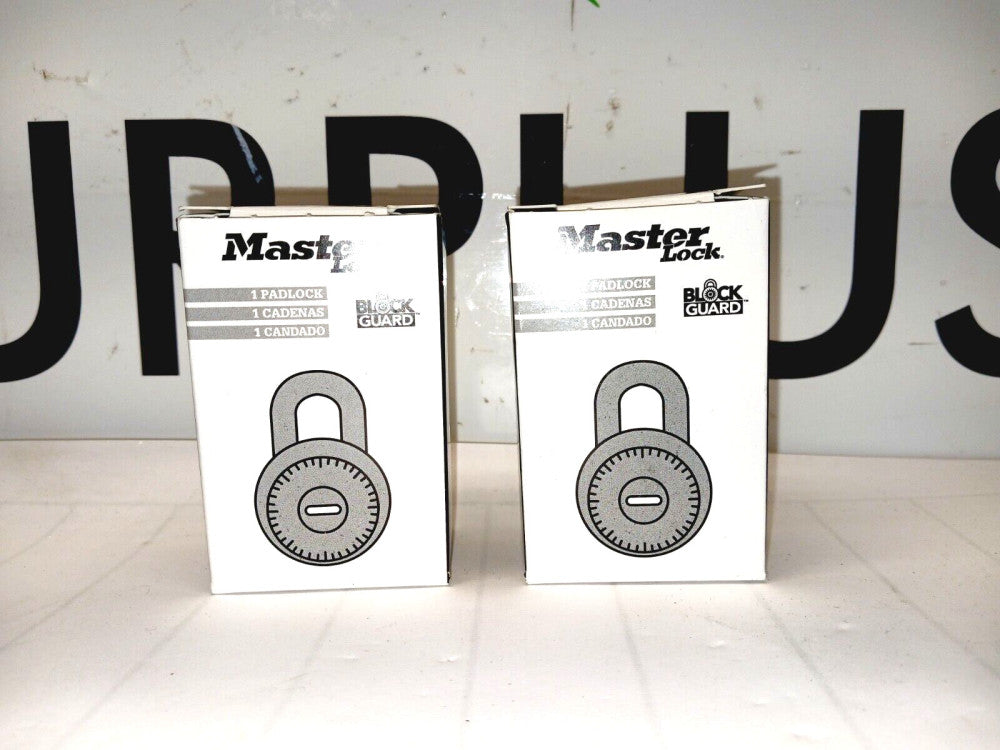 LOT OF 2 NEW MASTER LOCK 1525-V30 COMBINATION PADLOCK