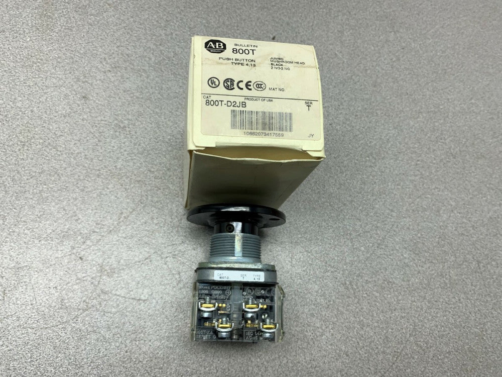 NEW IN BOX ALLEN BRADLEY PUSHBUTTON 800T-D2JB SERIES T