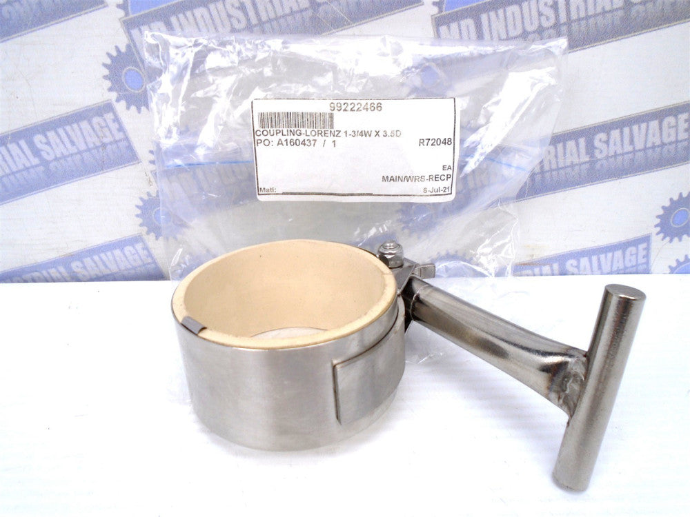 LORENZ - 99222466 - COUPLING C35 35S 304SS NITRILE GASKET 3.5" x 1.75" (NEW)