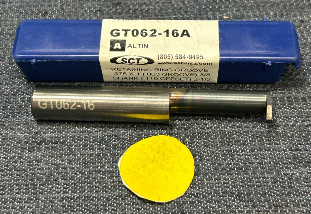 SCT GROOVING TOOL GT062-16A  3/8" SHANK