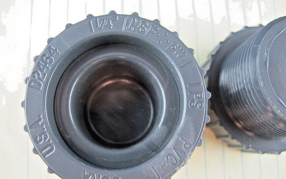 (2) Dura 850-012 Plug, 1.25” In, MPT, PVC, Schedule 80 [A1BB]