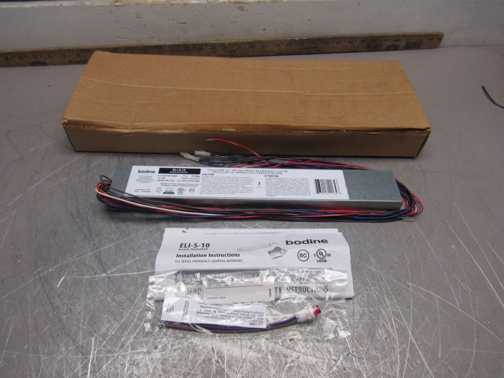 BODINE EMERGENCY LIGHTING INVERTER ELI-S-10 120-277VAC NANO INVERTER NEW IN BOX