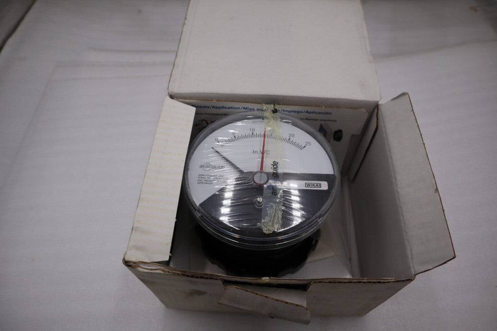 NEW IN BOX WIKA Model A2G-10 Air 2 Guide Differential pressure gauge 0-25 #H995