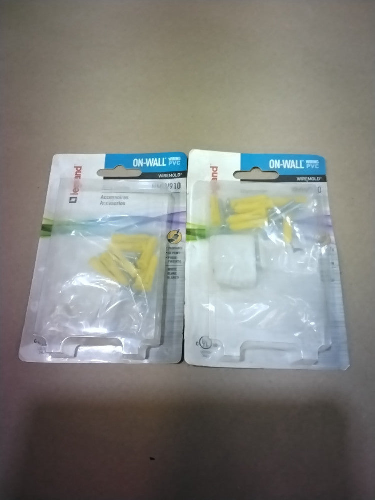 Legrand Wiremold NMW910 On-Wall Wiring PVC, Lot Of 2