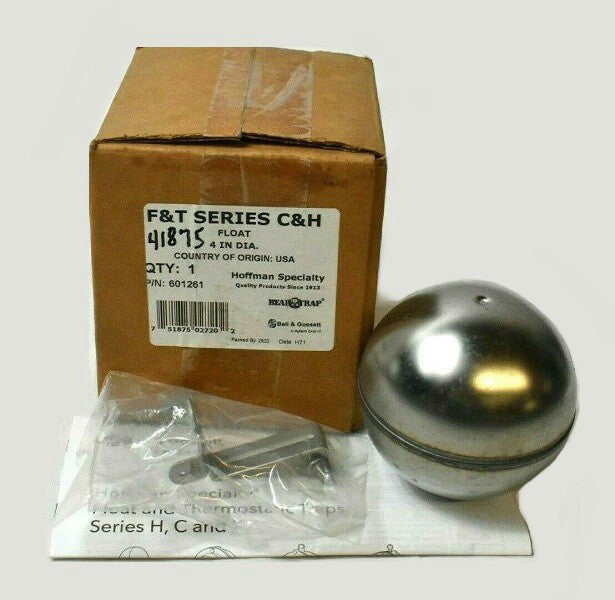 Hoffman F&T Float Ball 4" Dia. Series C, Series H (P/N: 601261) Bell & Gossett