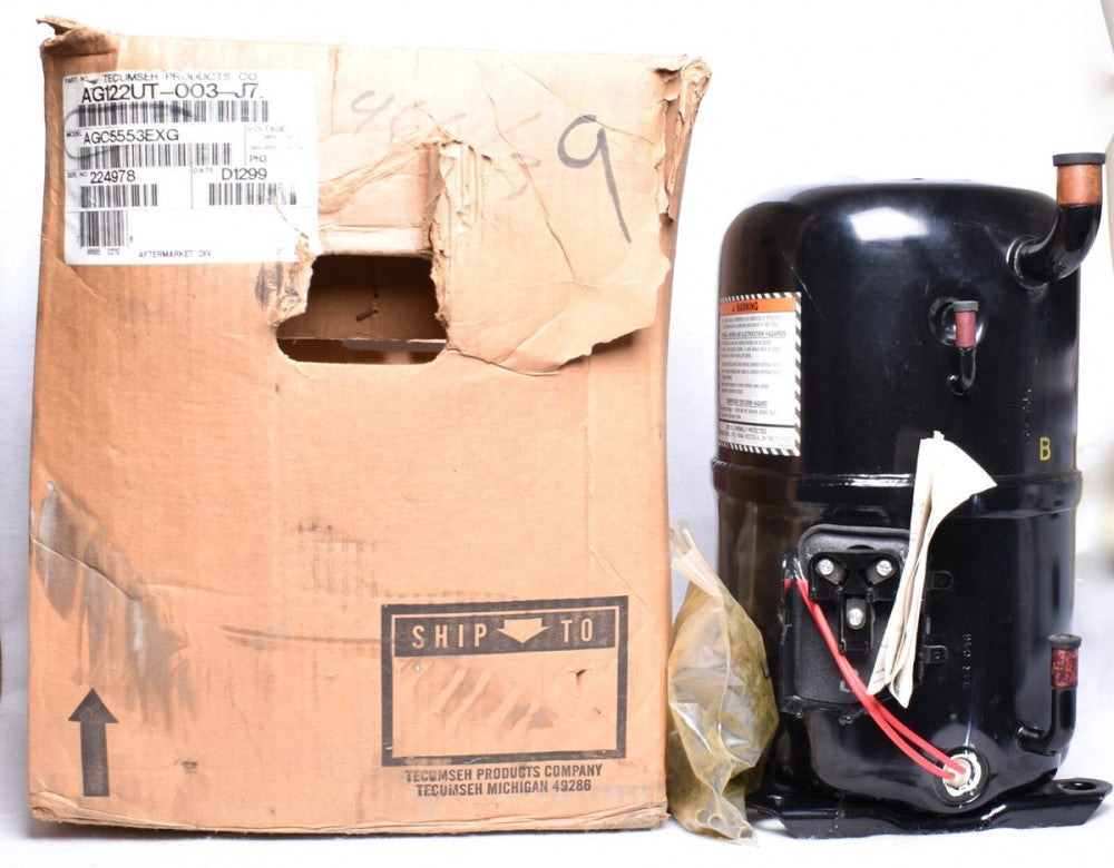 Tecumseh Daikin McQuay Compressor  AG122UT-003-J7 AGC5553EXG