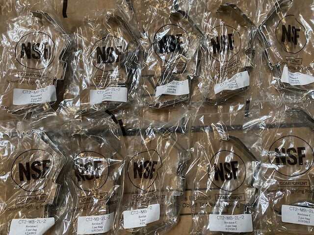 (10 PACK) Scientific Lighting Products Stainless Mounting Brackets CT2-MB-2L-2