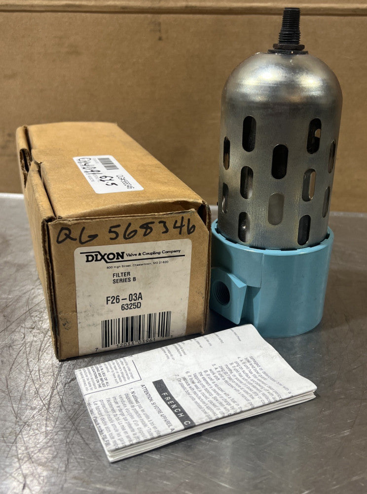 Dixon F26-03A, Wilkerson Standard Airline Filter, 3/8 in Port, NPT, Auto Drain