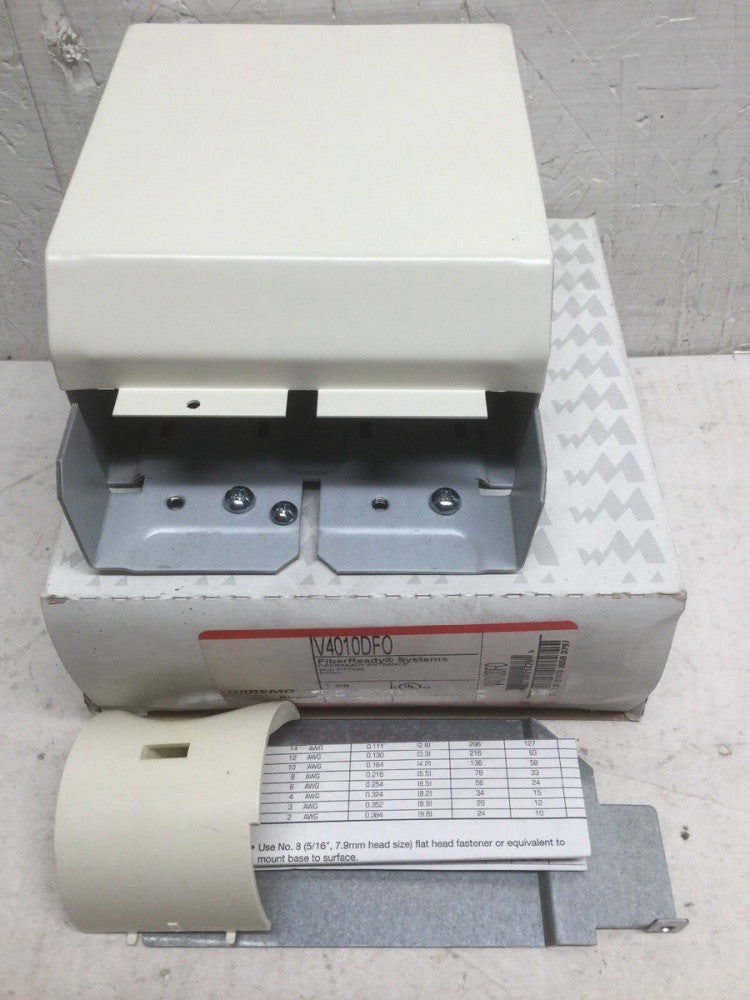 Wiremold V4010DF0 Fiberready Entrance End Fitting Ivory
