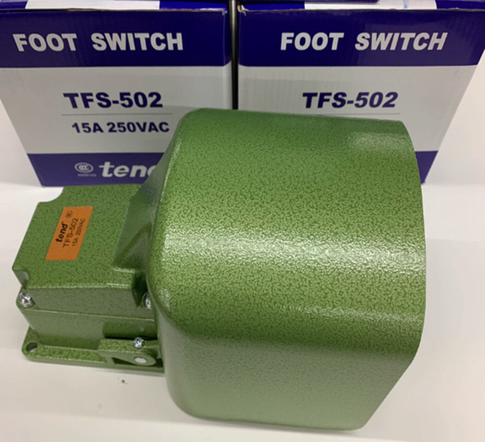 One Brand New TEND TFS-502 Foot Switch 15A 250VAC
