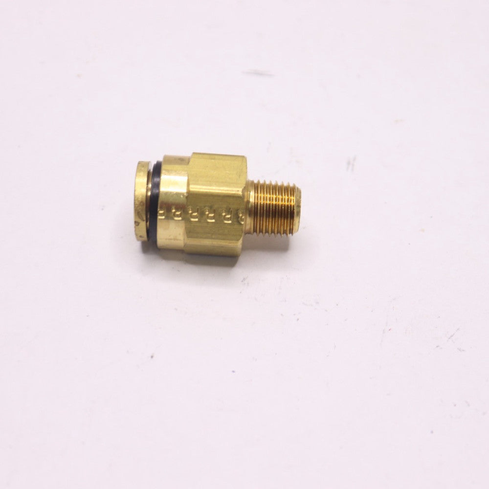 Push-To-Connect Fitting Brass 250psi Male Connector 1/4â³ x 1/2â³ OD KP60787