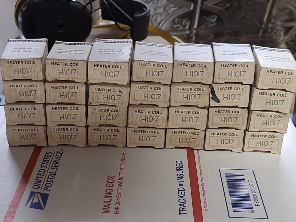 Lot Of 28 Cutler Hammer H1017 Overload Relay Heater Coils