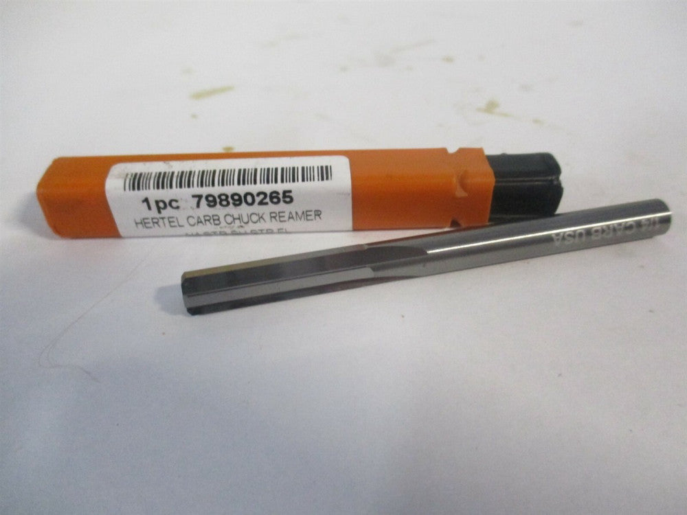 (500-001016) Letter E x 1" x 3" OAL Straight Solid Carbide 4Fl Chucking Reamer 
