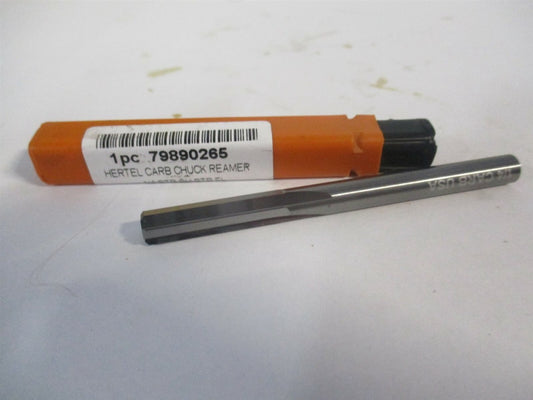 (500-001016) Letter E x 1" x 3" OAL Straight Solid Carbide 4Fl Chucking Reamer 