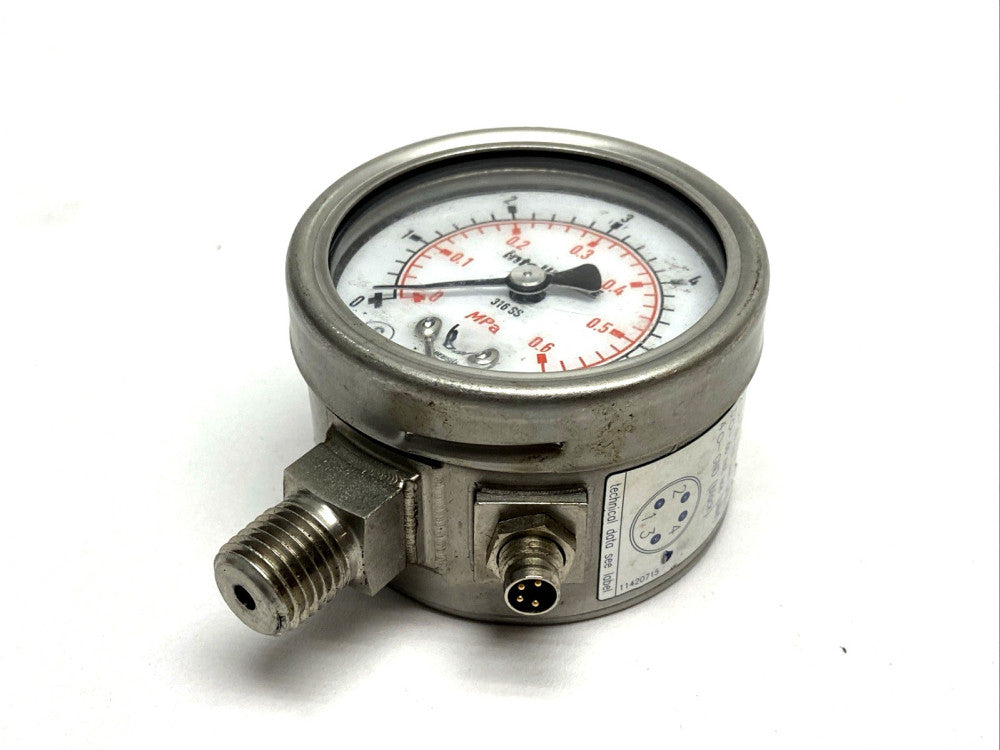 Wika PGT23.063 Bourdon Tube Pressure Gauge w/ Output Signal
