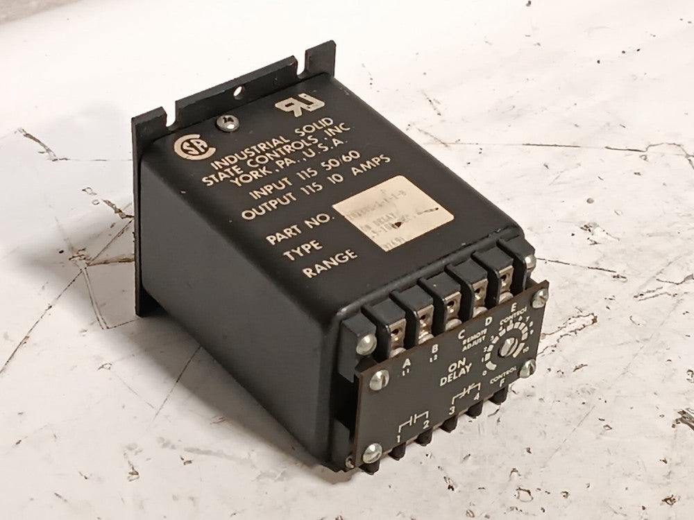 ISSC Kanson 1013UL-1-K-1-B Timer Delay 0.5-100 Second Range 115VAC 50/60Hz