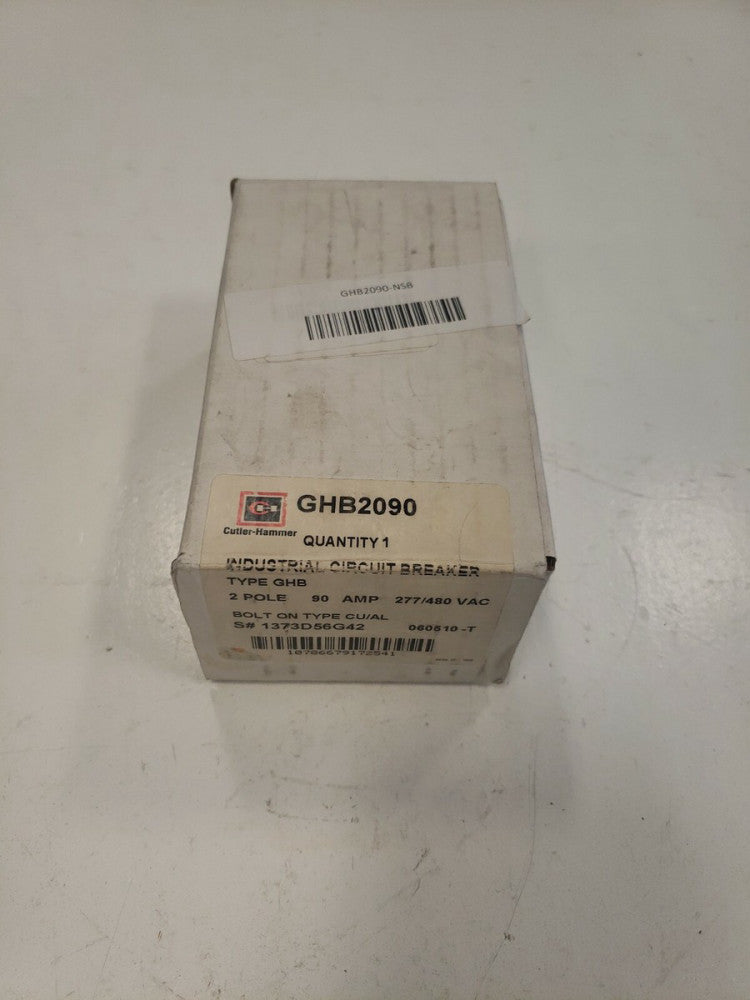 NEW GHB2090 Cutler Hammer, Eaton Circuit Breaker  New In Box