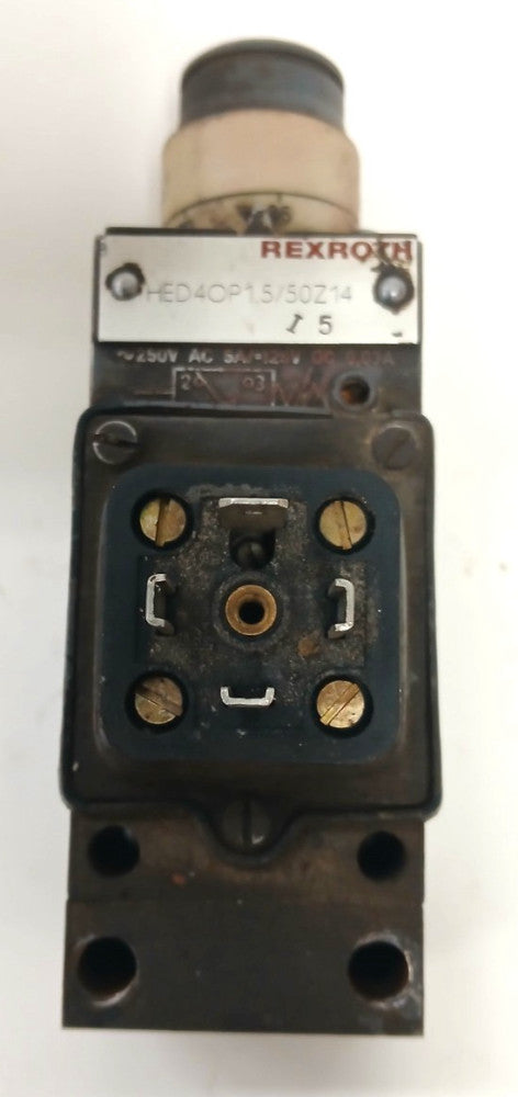 REXROTH HED401.5/50Z14 PISTON TYPE HYDRO ELECTRIC PRESSURE SWITCH 50 BAR