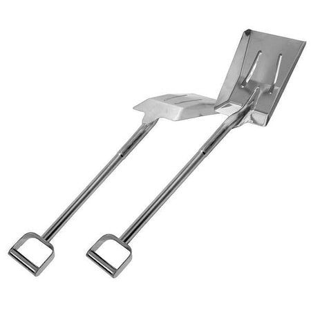 Sani-Lav 217R Scoop Shovel, 304 Stainless Steel Blade, 27-1/2 In L Silver 304
