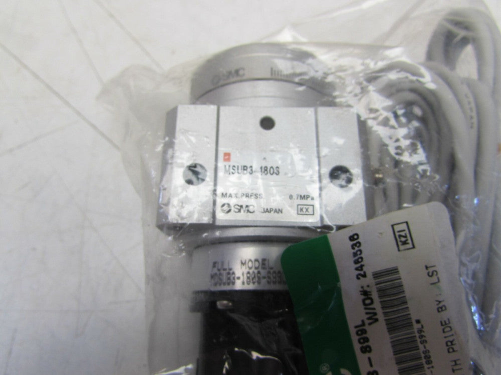 SMC MDSUB3-180S , ROTARY TABLE ACTUATOR , NEW IN FACTORY SEALED BAG, MAKE OFFER!