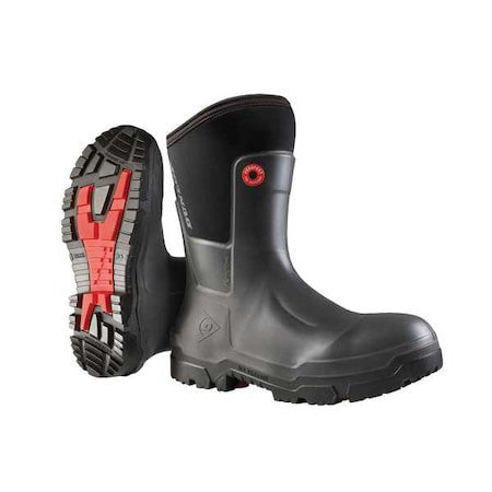 Dunlop Nd68a93.Ch Unisex Craftsman Full Safety Mid Rubber Boot, Composite Toe,