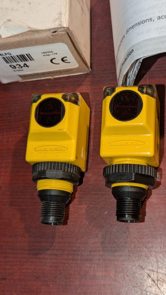 (1) BANNER ENGINEERING Q25SP6LPQ PHOTOELECTRIC SENSOR 4 PIN (31934) NOS