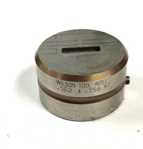 WILSON TOOL .162 X .756 RT CUTTER PUNCH DIE