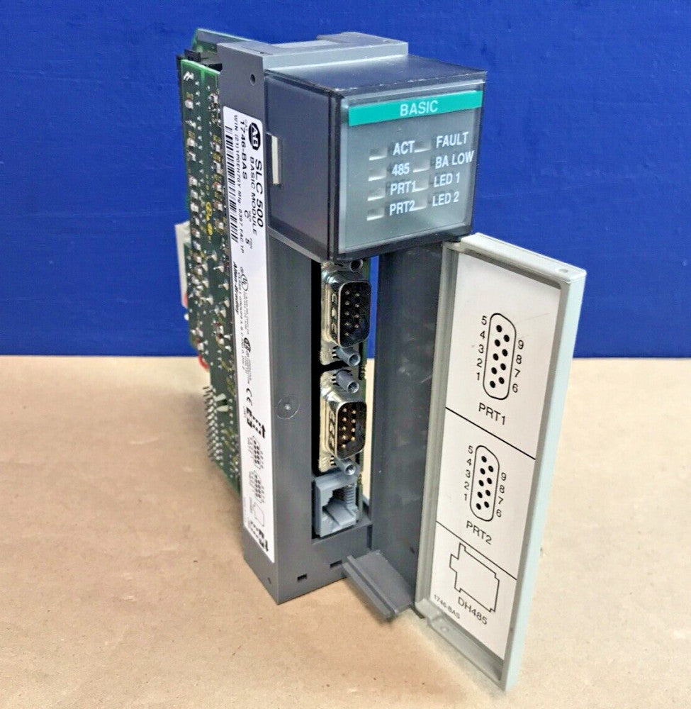 Allen Bradley 1746-BAS Basic Module with 1742-M2 Memory Module