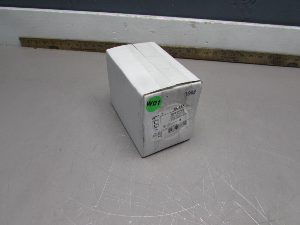 PASS & SEYMOUR 7813-EX, 3P/3ph/30A/600V/20hp, HAZ. LOC. MANUAL CONTROLLER, NEW!