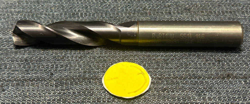 GUHRING 2 FLUTE DRILL BIT  R-RT1 U 5514 11.6  K/P 18691