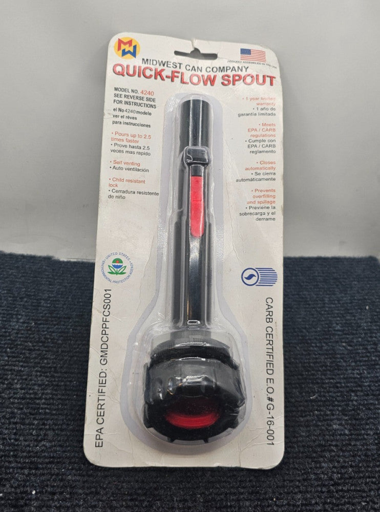 Midwest Can 4240 : Quick-Flow Can Spout Closes Automatically Self-Venting