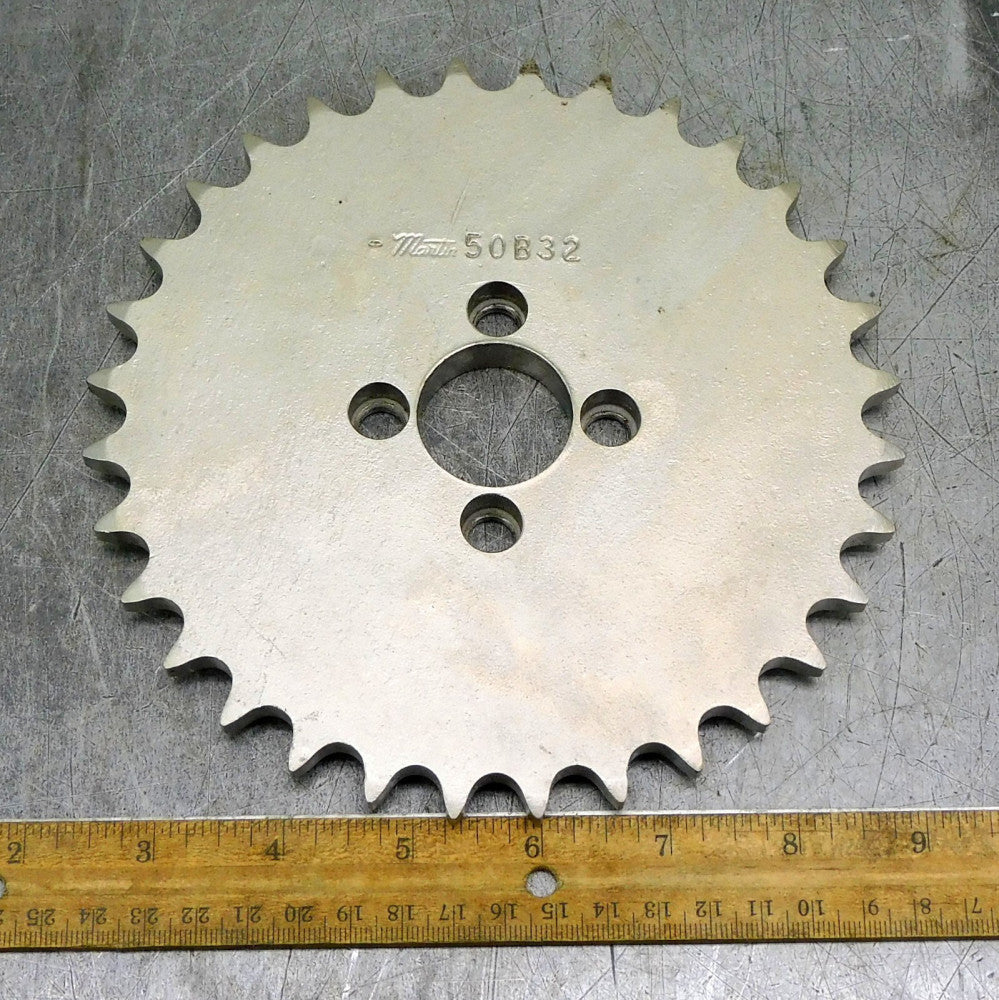 Martin 50B32 Roller Chain Sprocket #50 32 Teeth 1-1/4" Bore