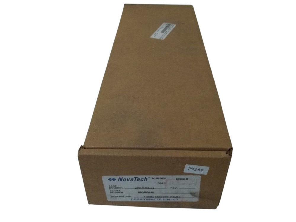 NOVATECH AI515UBB-11 4-20MA AIMODTP, PCMI,II NSMP