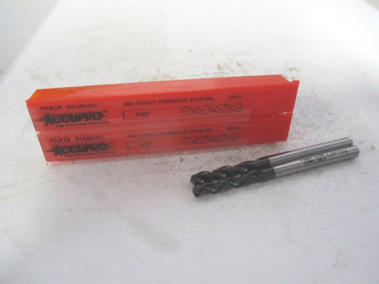 (1630397A-AC) 5/32" 130° Parabolic Flute Cobalt Screw Machine Drill Bit - Qty 2