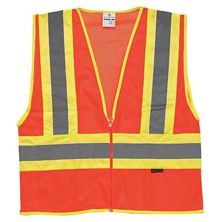 Kishigo 1055-5X 5Xl Class 2 High Visibility Vest, Orange