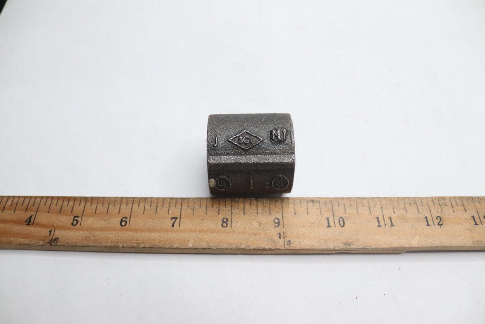 SCI Threaded Coupling Malleable 1"