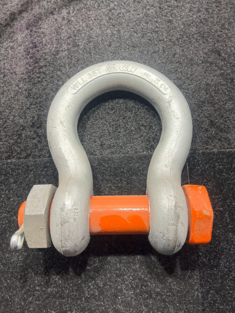 Columbus McKinnon 7ET 2" Screw Pin Anchor Shackle 51mm WLL 35T