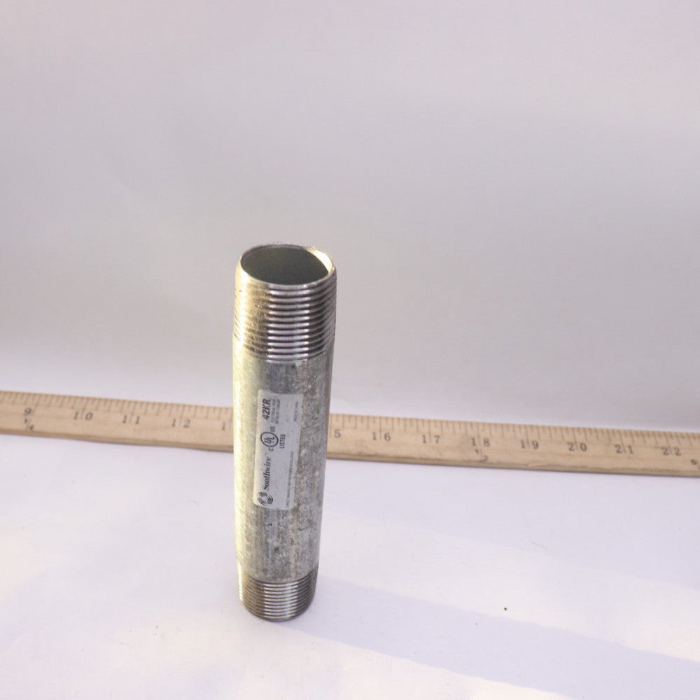 Southwire Electric Nipple Galvanized 1" x 6" OAL 42KR