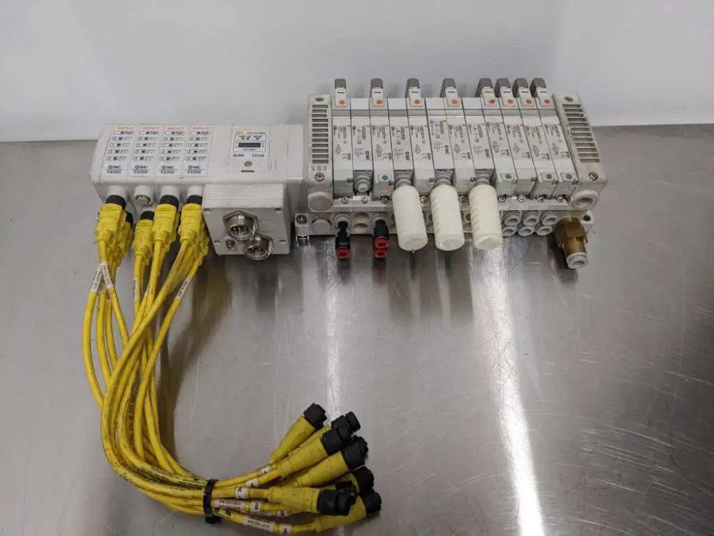 SMC EX250-SDN1-X122 Solenoid Valve Manifold Block 4-EX250-IE2 4-VQC2401N-51 4-VQ