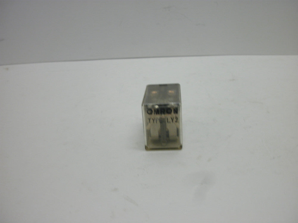 OMRON LY2-AC100 GENERAL PURPOSE RELAY 10 AMP 8-BLADE DPDT COIL