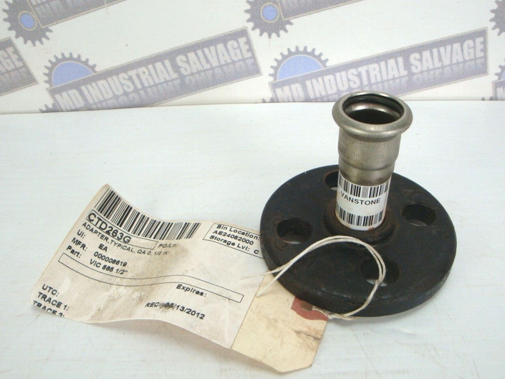 VICTAULIC 1/2" P565 P X L VIC-PRESS FLANGE ADAPTER - F004565XH4