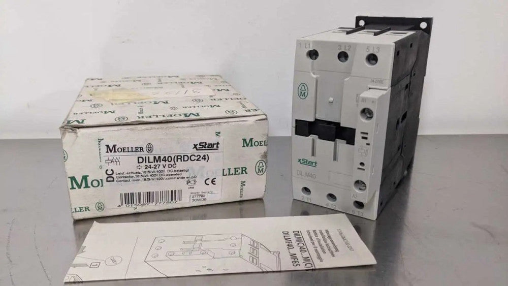 Moeller DILM40 (RDC24) Contactor 24-27VDC