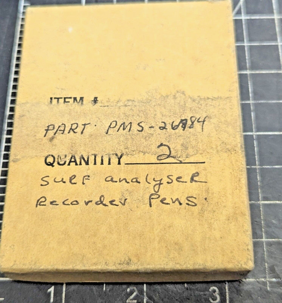 (2) Mahr / Federal PMS-26784 EVENT PENS Surface Analyzer Recorder Pen [OF50]